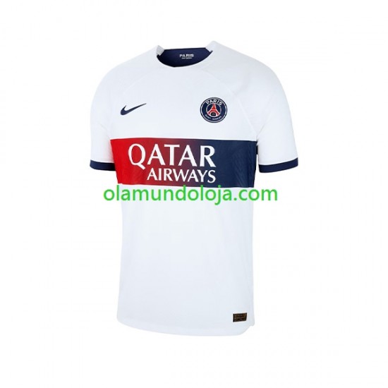 Camisola Paris Saint-Germain Neymar Jr 10 Homem Equipamento Segundo 2023-2024 Manga Curta